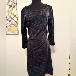 Women’s Old Navy dress, black and white size large.